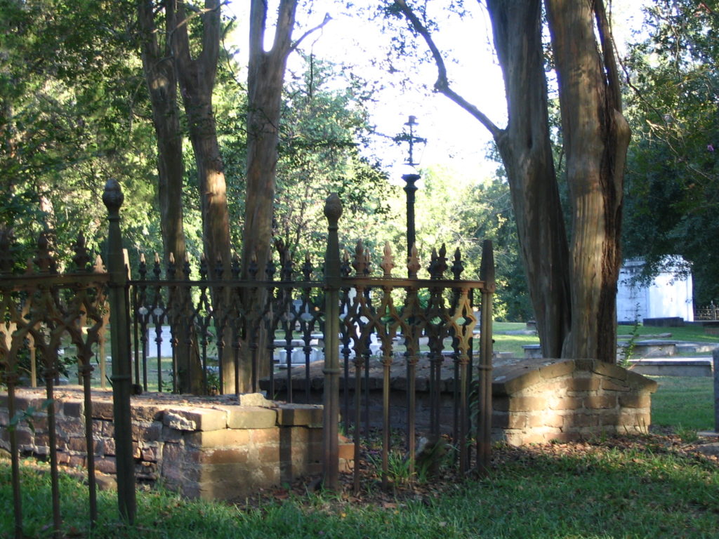 The American Cemetery in Natchitoches, Louisiana.