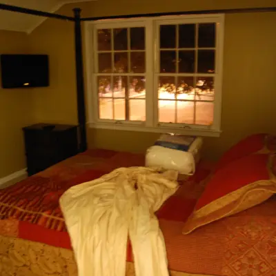 Andrew Morris House during renovations. Circa 2009.