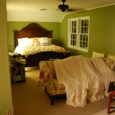 Andrew Morris House during renovations. Circa 2009.