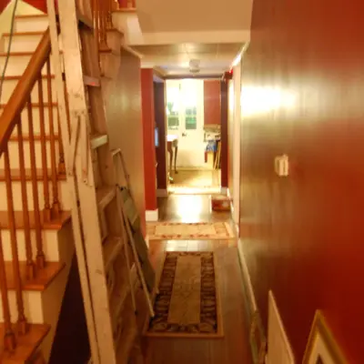 Andrew Morris House during renovations. Circa 2009.